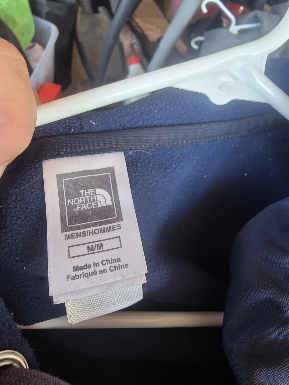The North Face Men’s Navy Zip-Up Hooded Jacket